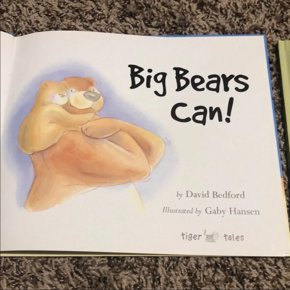 Set of 2 Bear Themed Children’s Reading Books